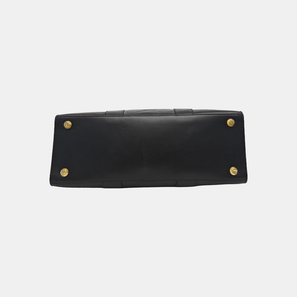 Calfskin Shoulder Bag Black