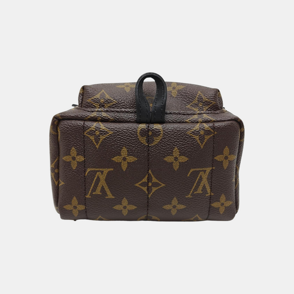 PALM SPRINGS Mini Monogram Coated Canvas Brown