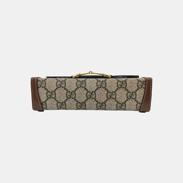 Horsebit 1955 Mini Monogram Coated Canvas Beige