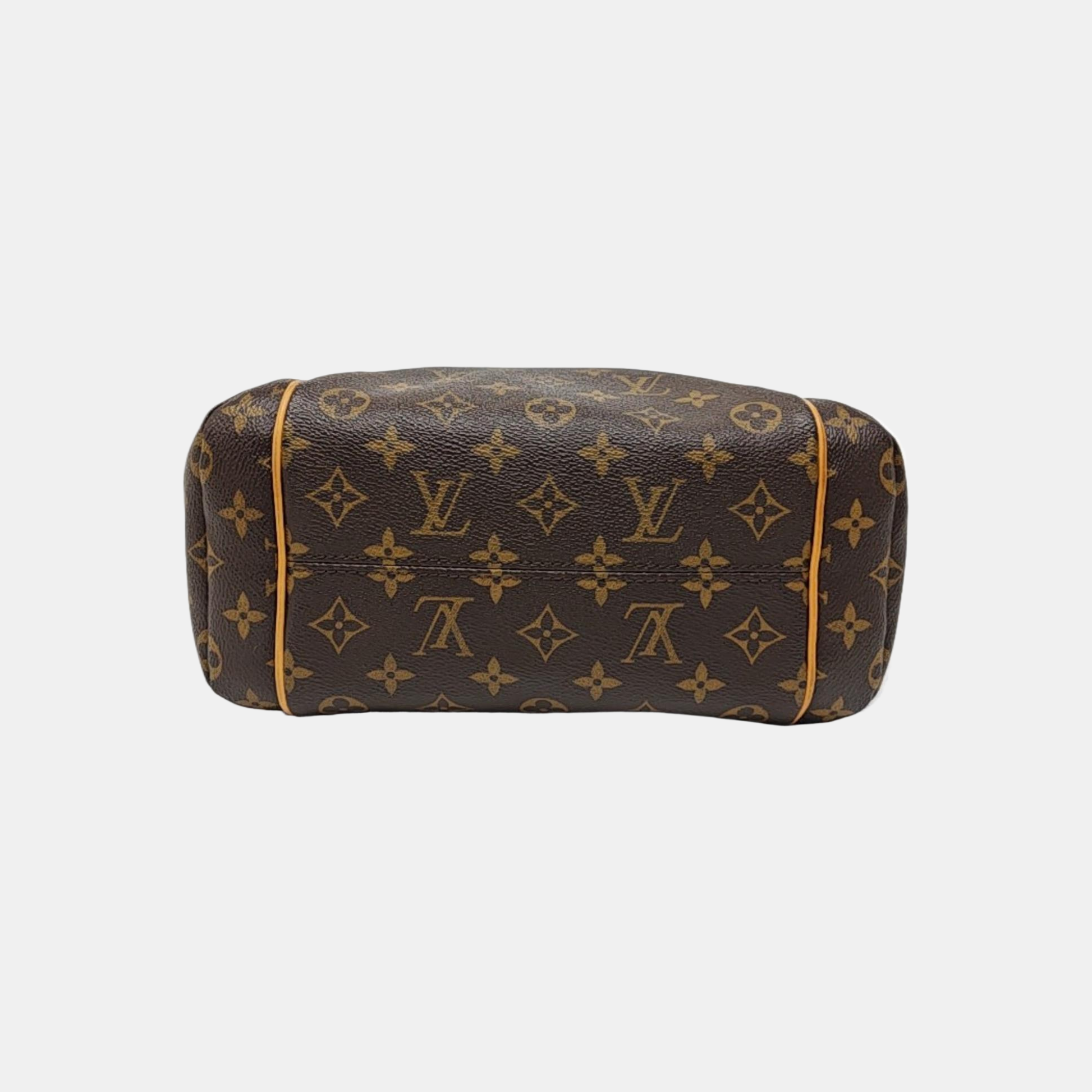 TOTALLY PM Monogram Coated Canvas Brown