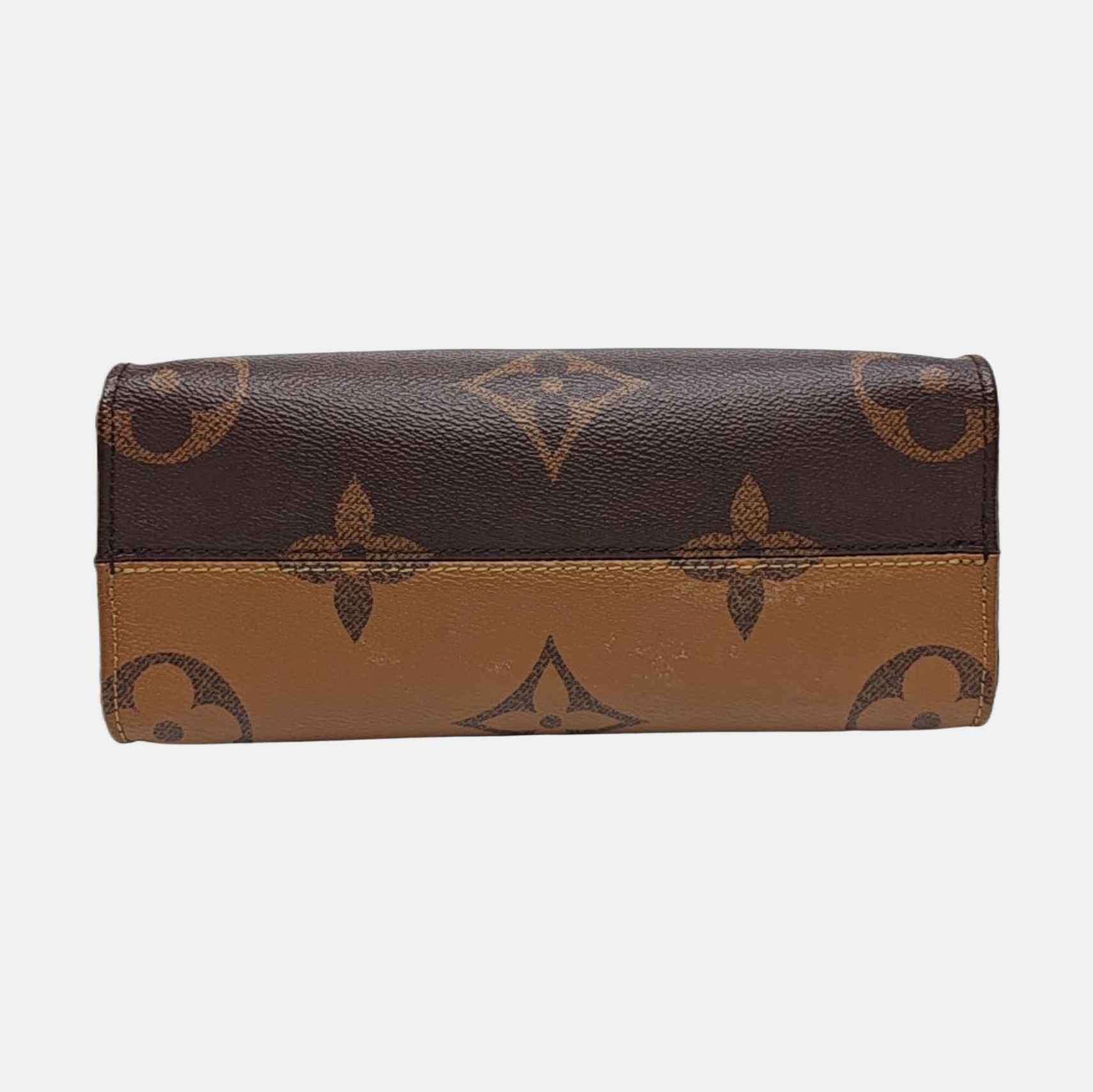 ONTHEGO PM Monogram Coated Canvas Brown