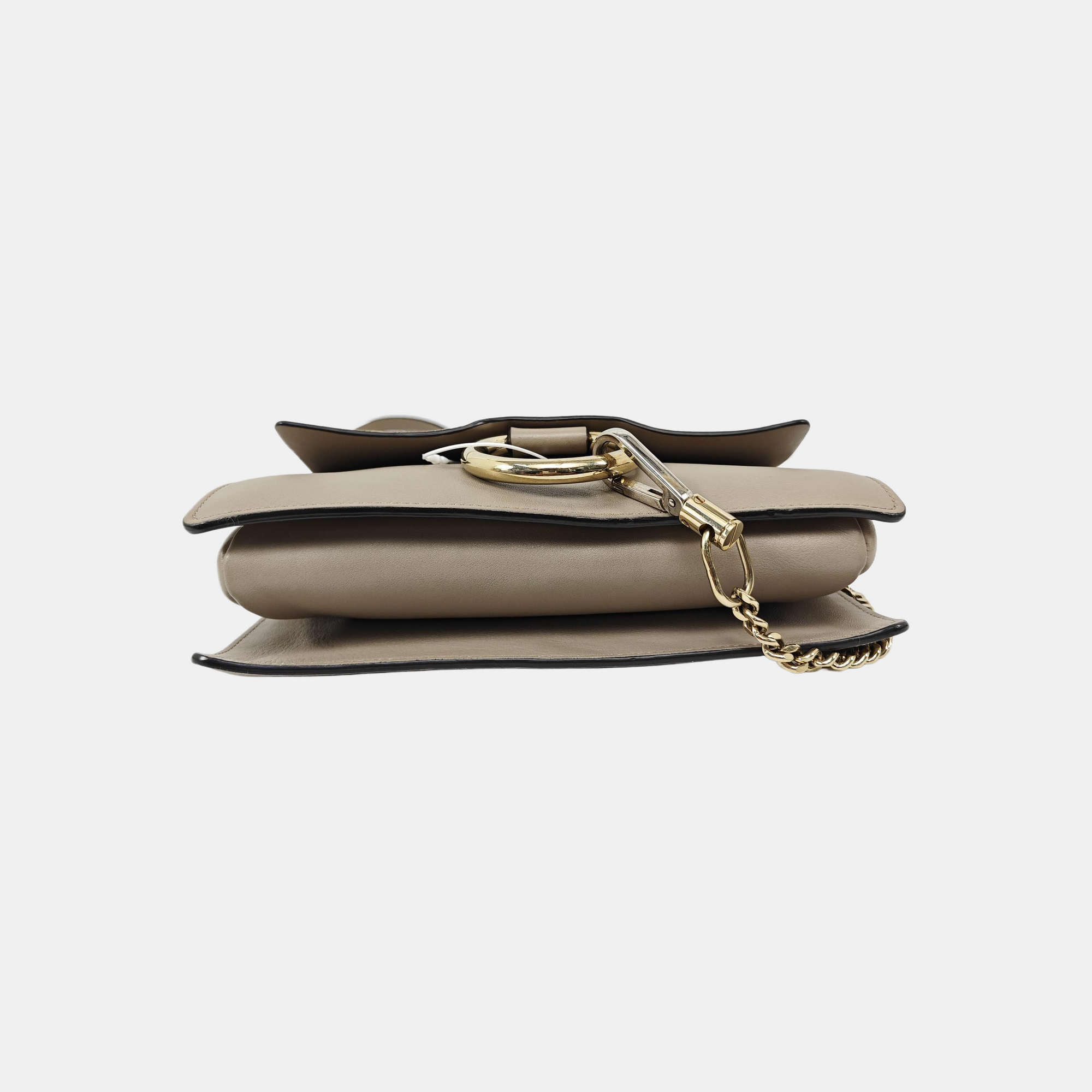 Faye Small Calfskin Gray