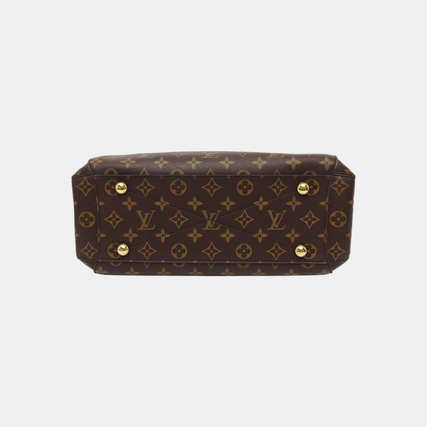 MONTAIGNE MM Monogram Coated Canvas Brown