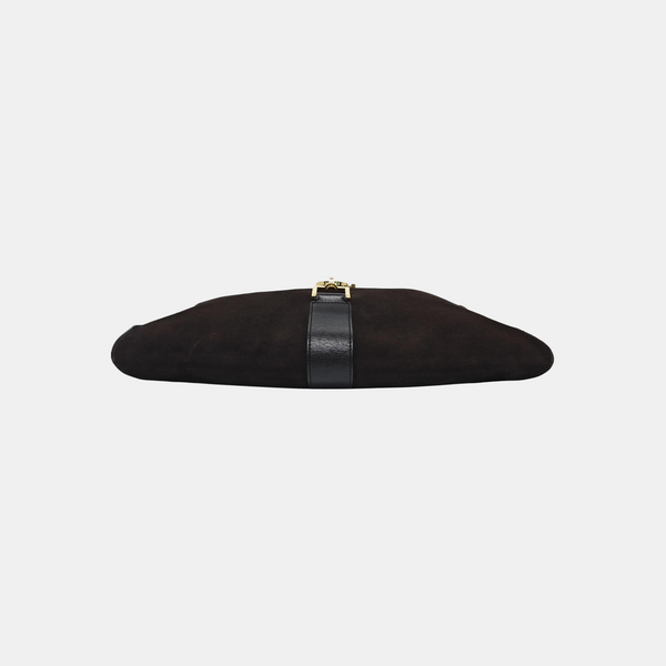 Suede Shoulder Bag Brown