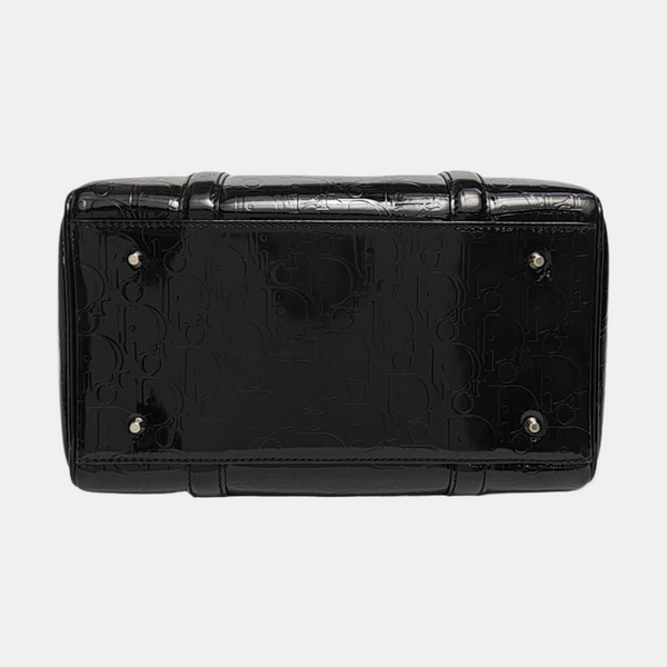 Boston Oblique Patent Leather Black