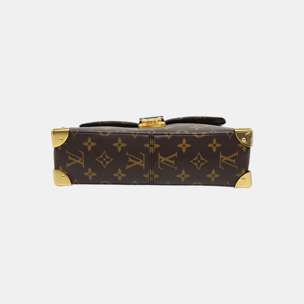 TRUNKIE Monogram Coated Canvas Brown