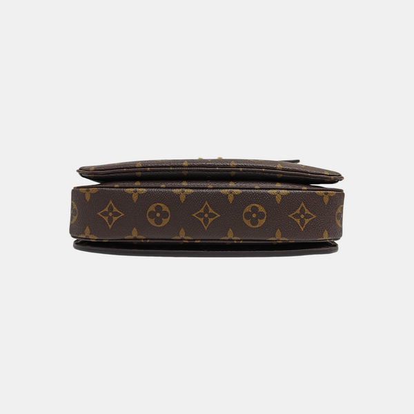 MÉTIS MM Monogram Coated Canvas Brown