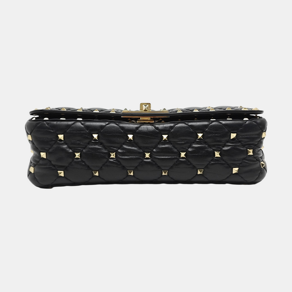 Calfskin Shoulder Bag Black