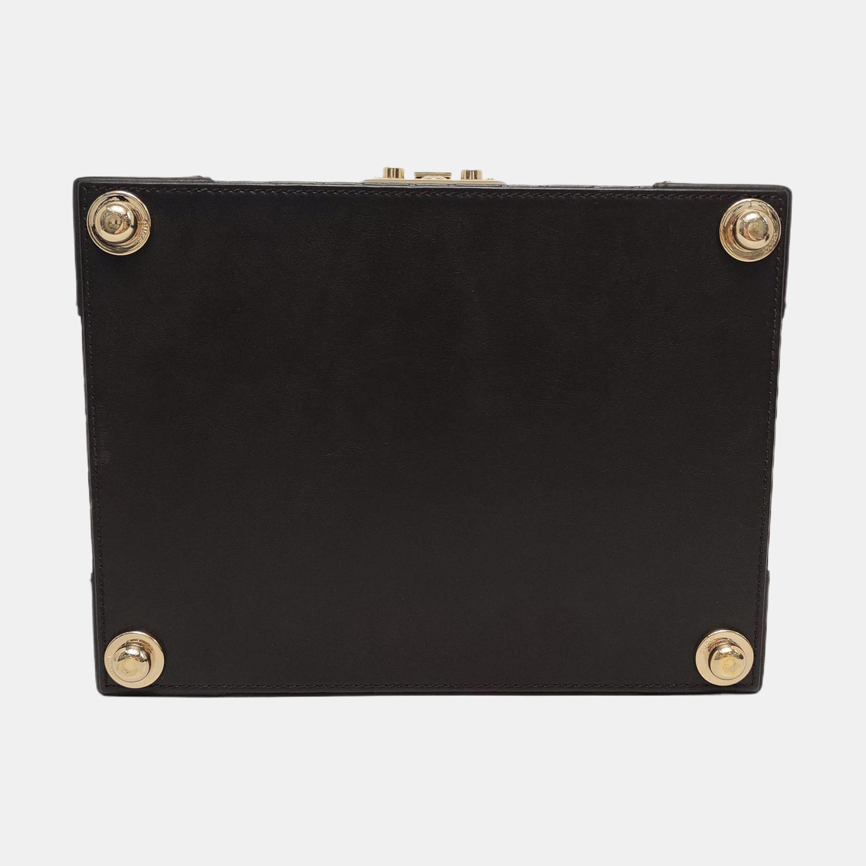 Padlock Small Monogram Calfskin Brown