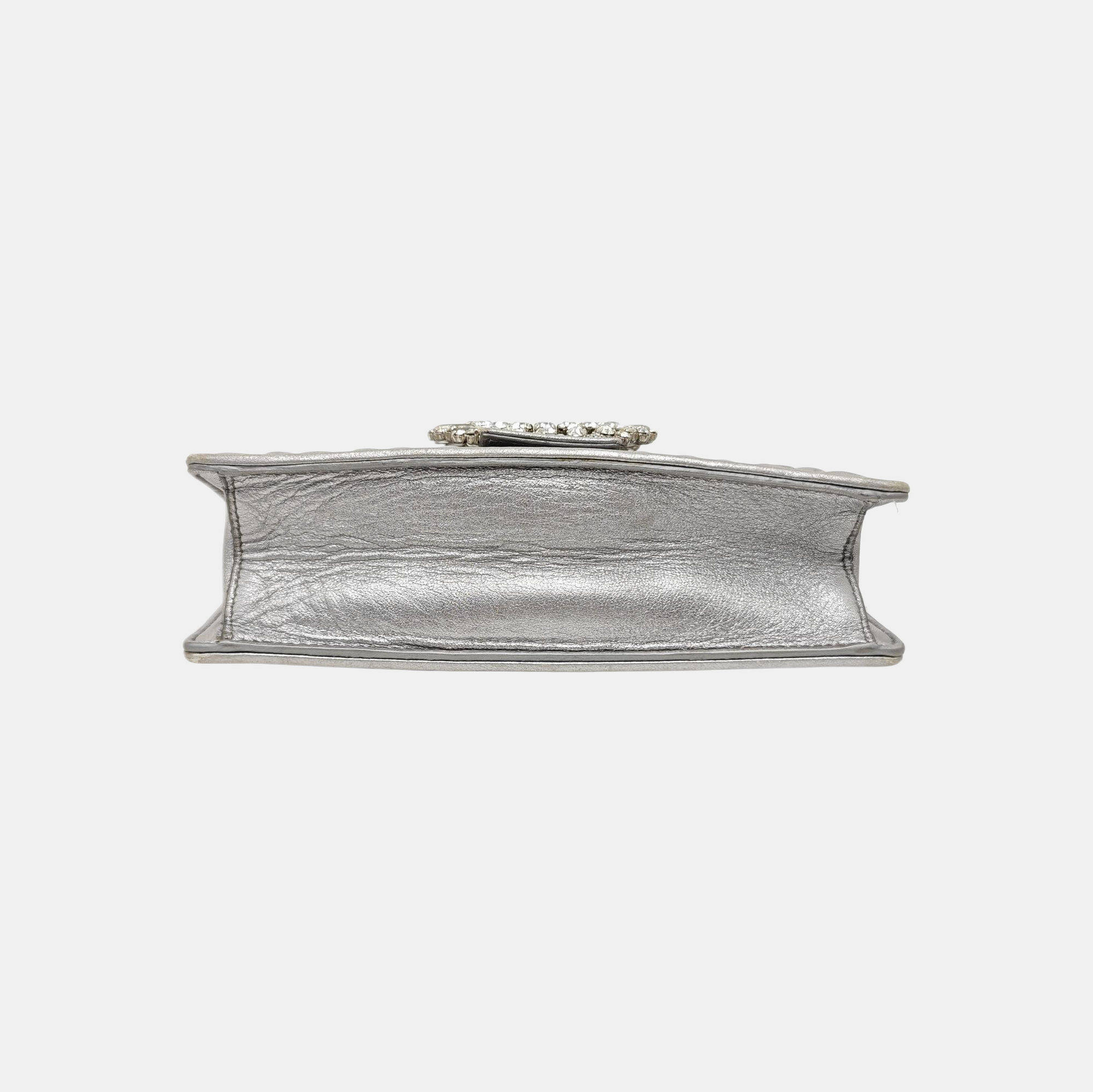 Matelassé Quilted Lambskin Silver