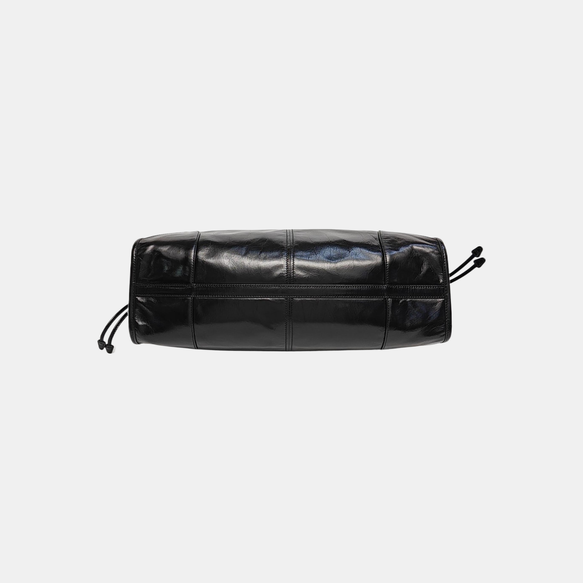 Large Quilted Calfskin Black