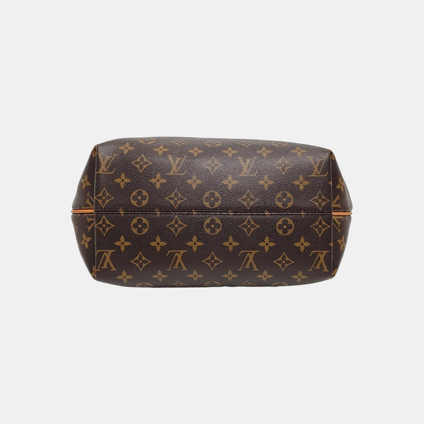 TURENNE GM Monogram Coated Canvas Brown