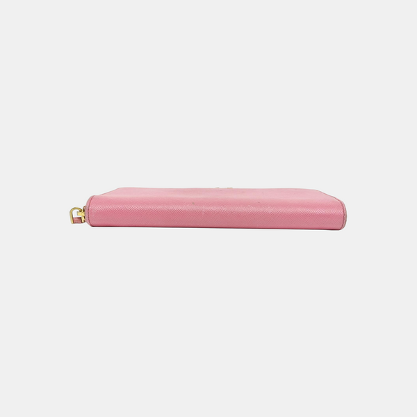 Saffiano Calfskin Wallet Pink