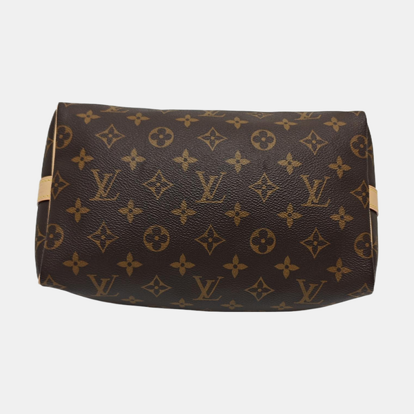SPEEDY 25 Monogram Coated Canvas Brown