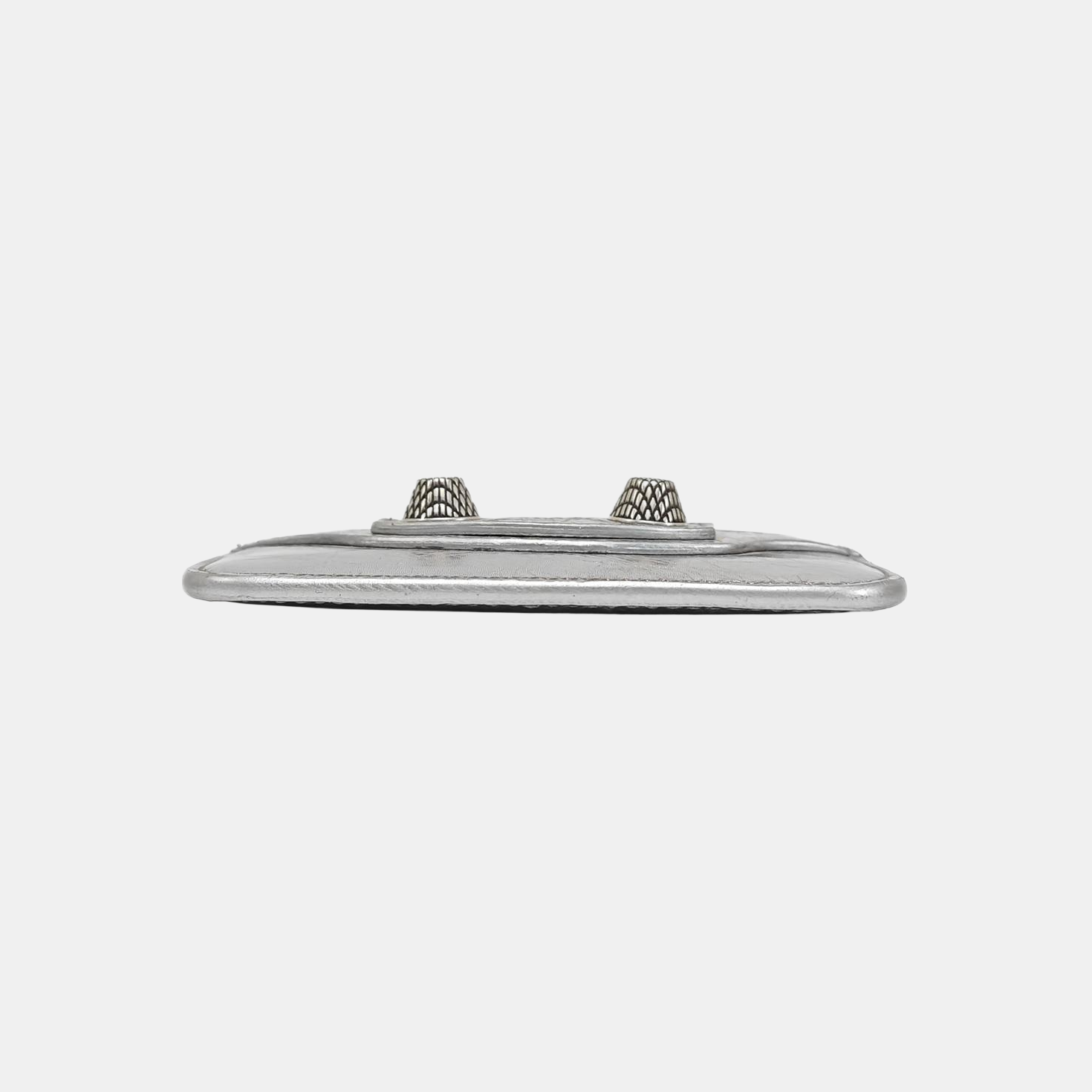 Le Cagole Lambskin Silver Card Holder