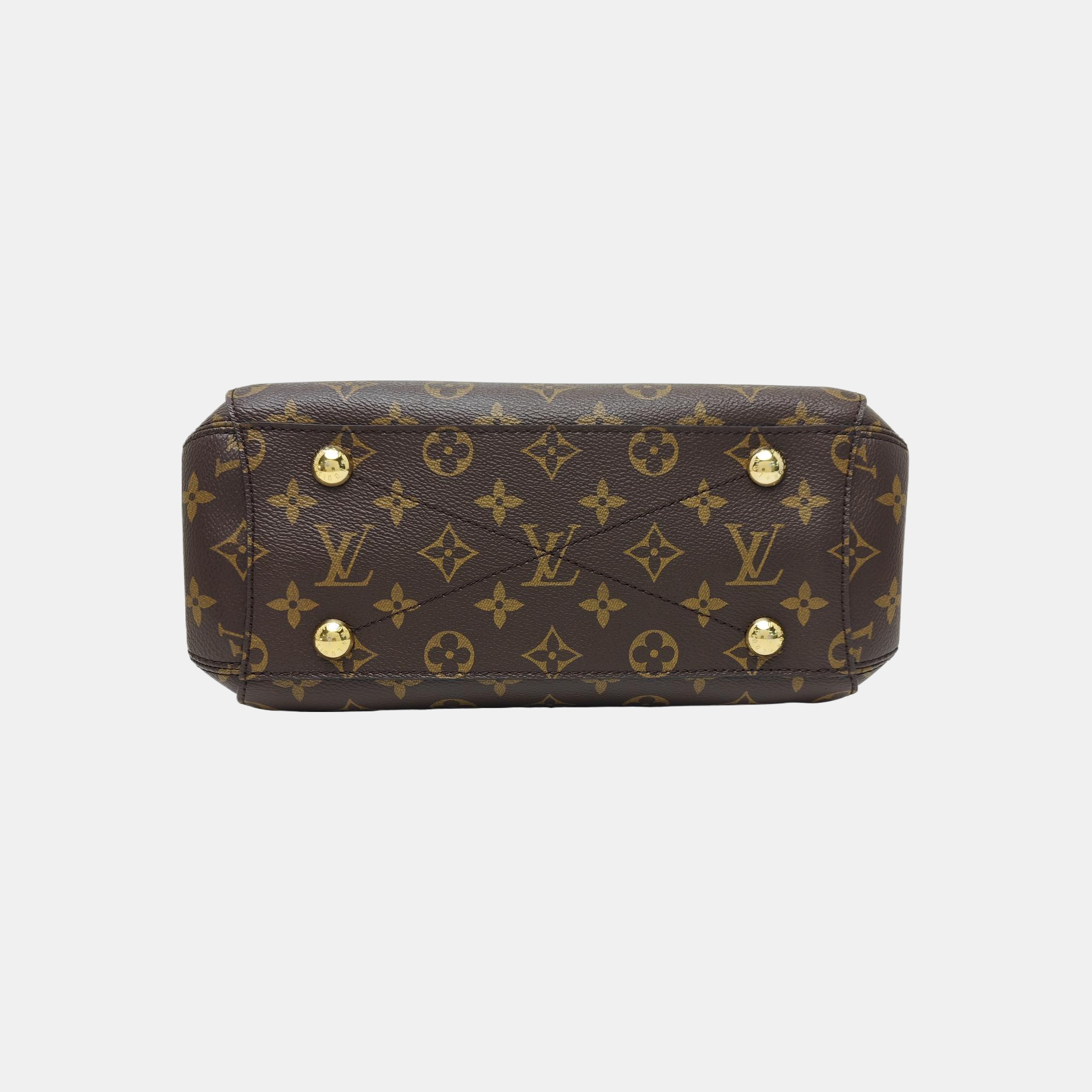MONTAIGNE Monogram Coated Canvas Brown