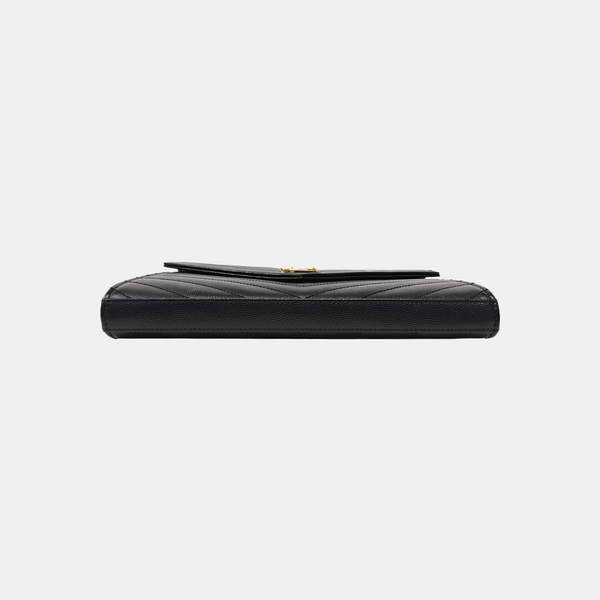 MONOGRAM Medium Chevron Calfskin Black