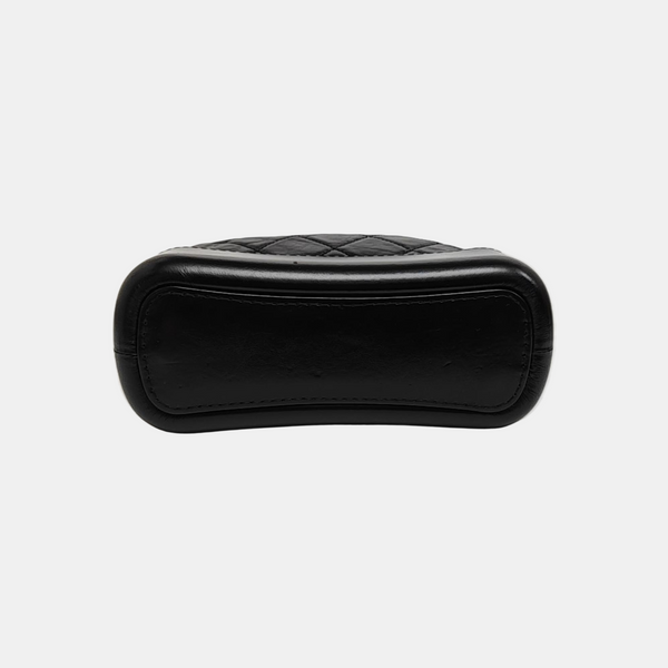 GABRIELLE Small Quilted Calfskin Black