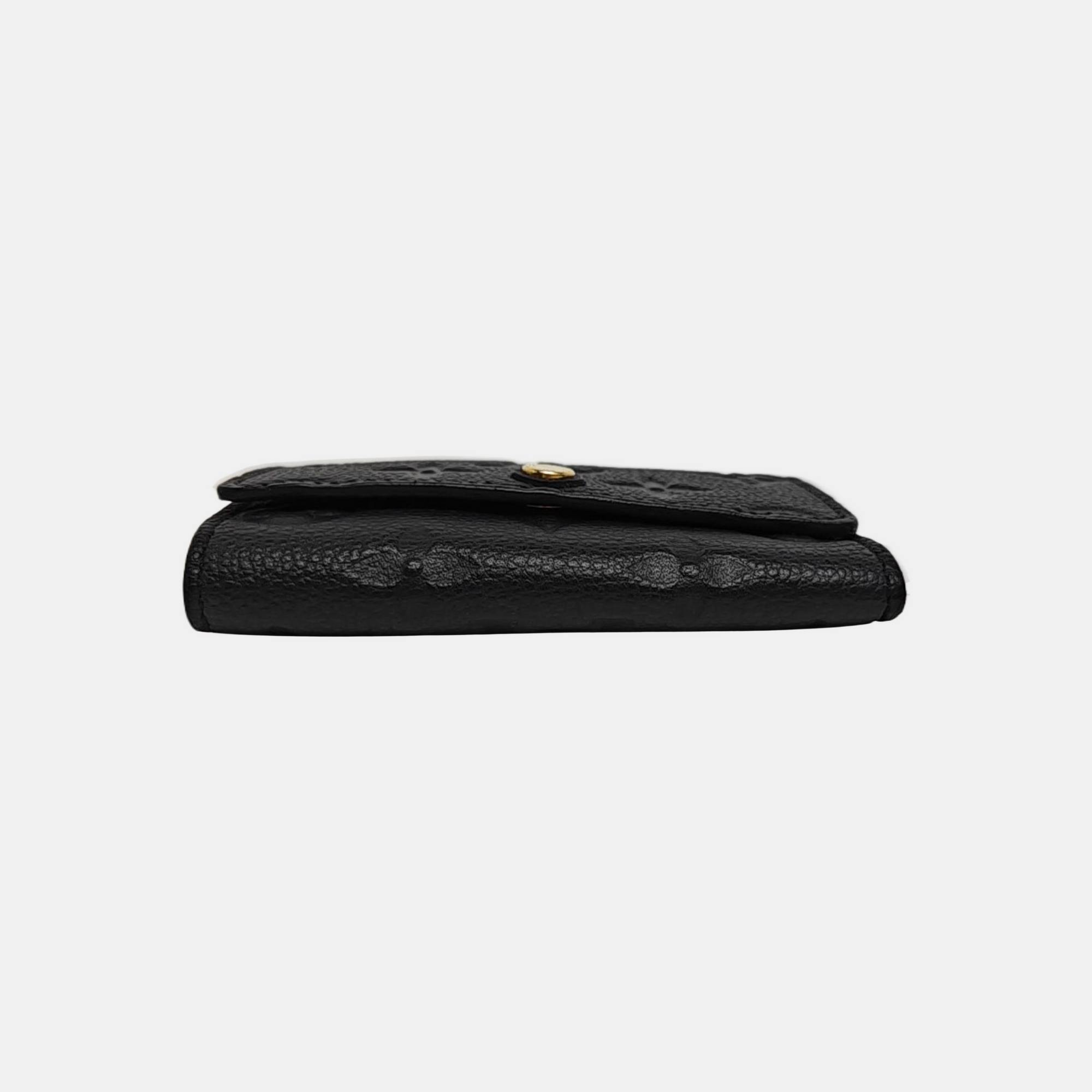 Monogram Calfskin Wallet Black
