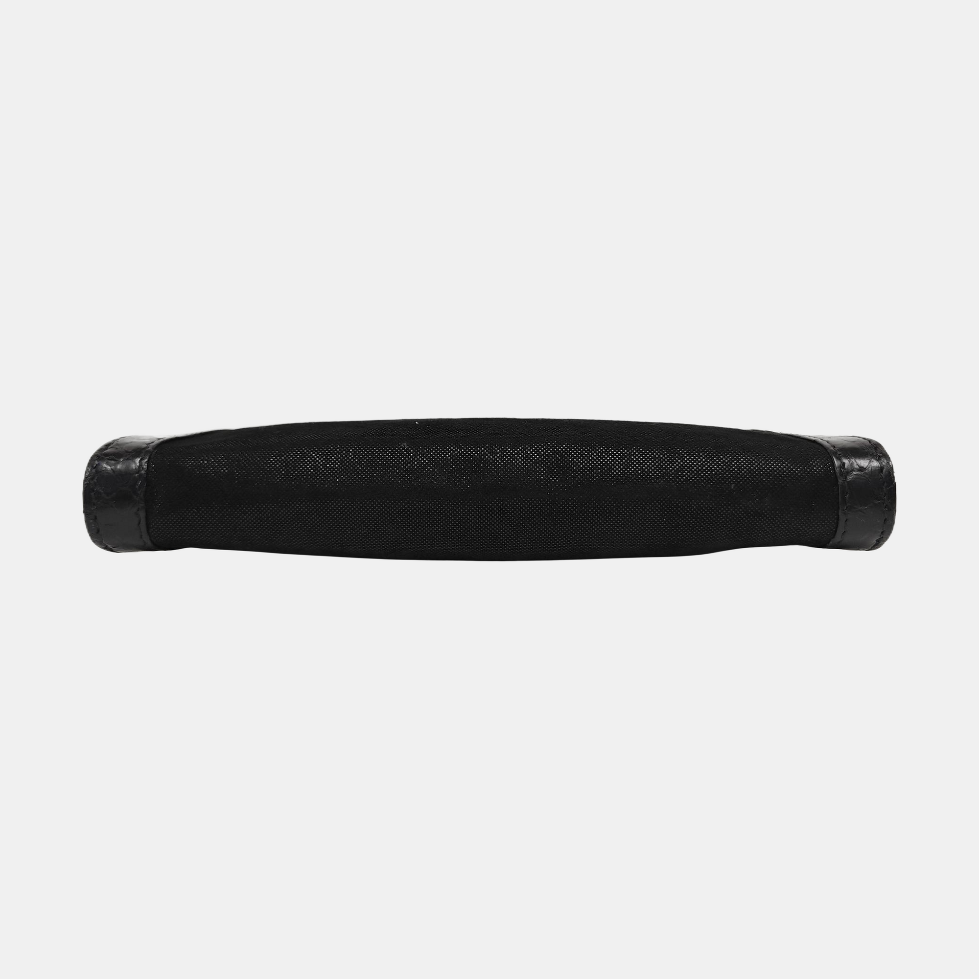 Canvas Top Handle Bag Black