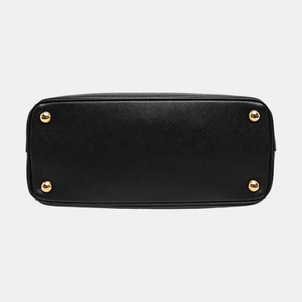 Galleria Medium Saffiano Calfskin Black