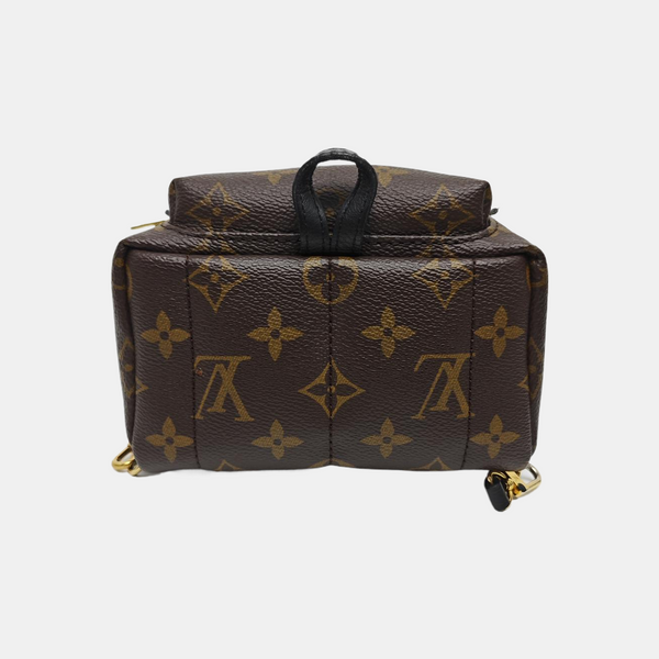 PALM SPRINGS Mini Monogram Coated Canvas Brown