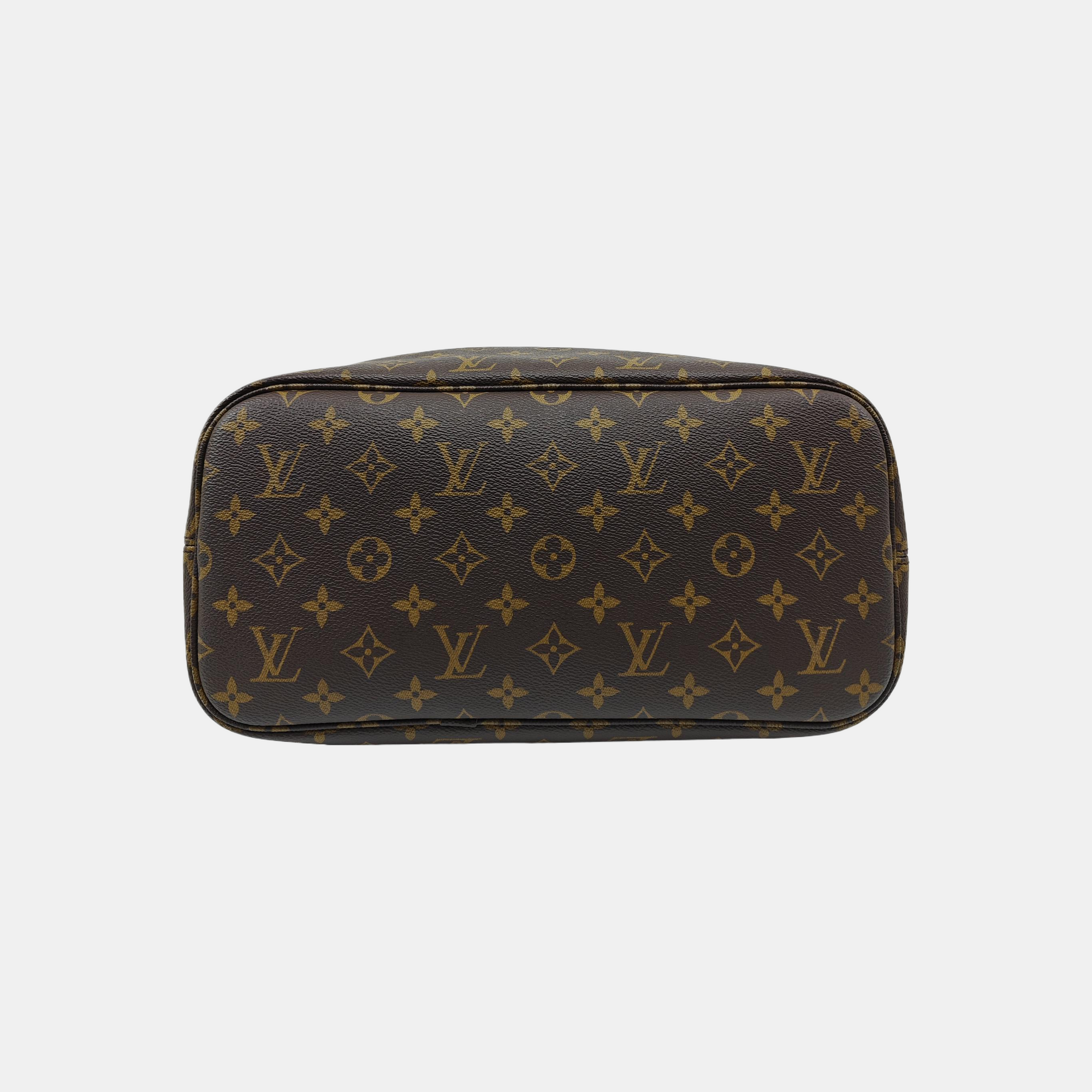 NEVERFULL INSIDE OUT MM Monogram Calfskin Black