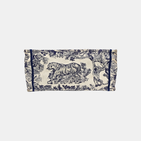 Book Tote Medium Canvas Blue