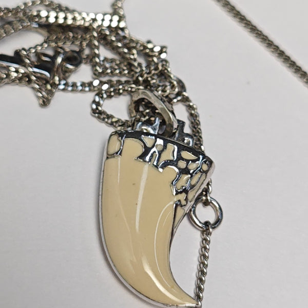 Dior Oblique Metal Silver Necklace