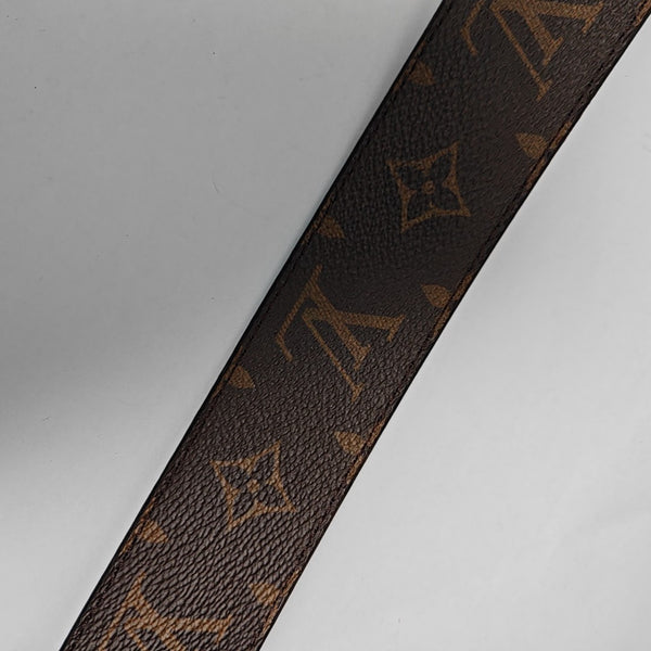 Coated Canvas Belt Brown