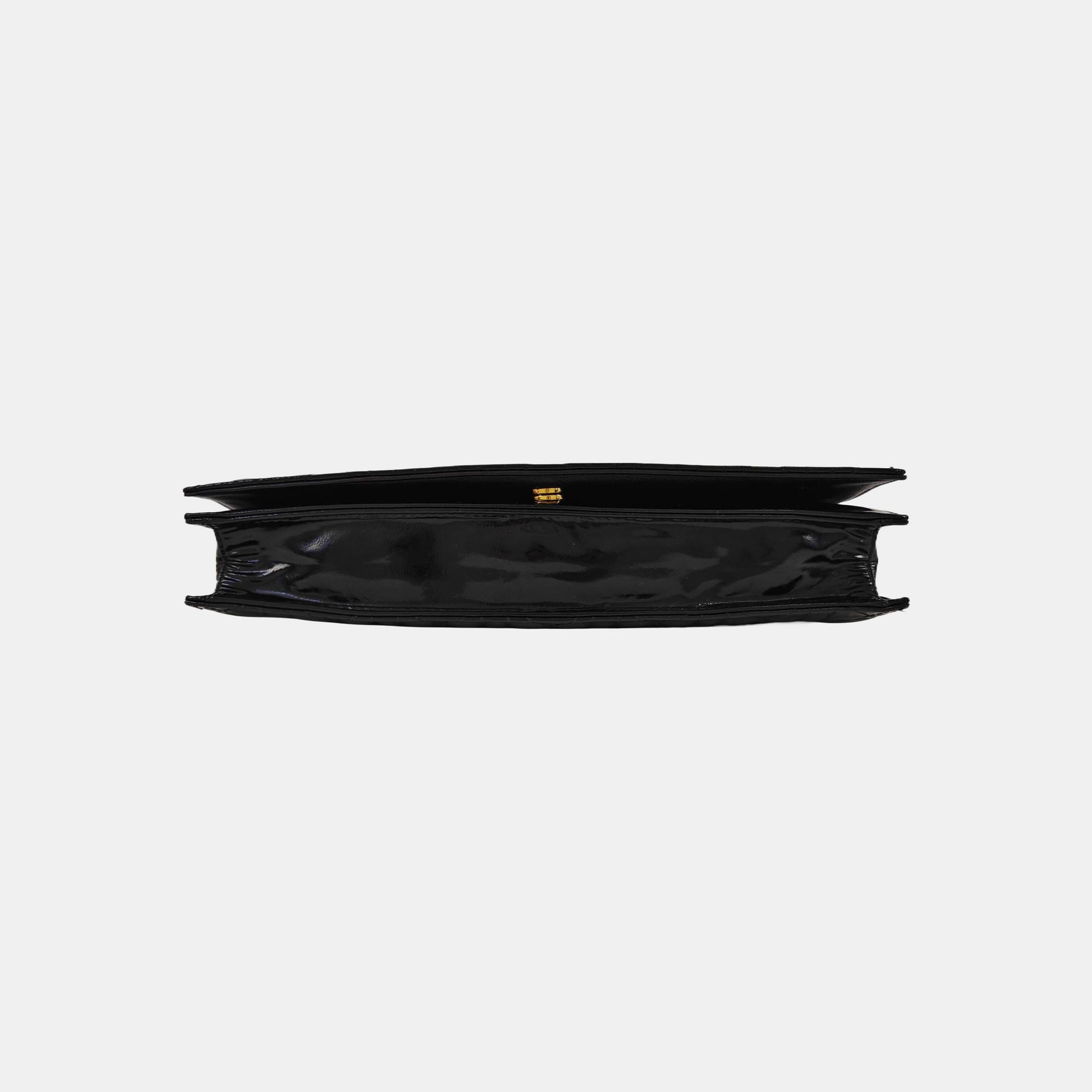 Lady Dior Medium Cannage Patent Leather Black