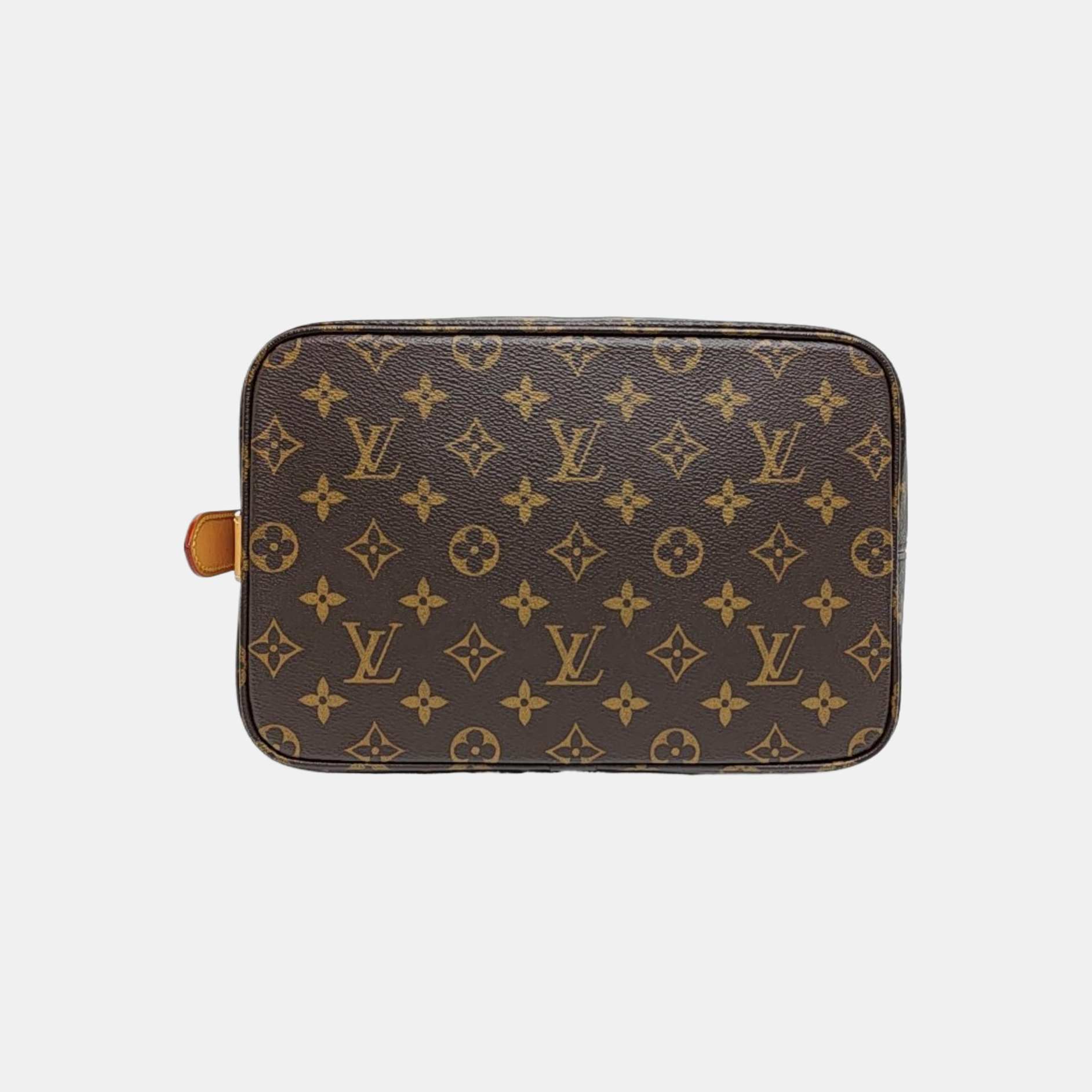 ALL IN GM Monogram Coated Canvas Brown