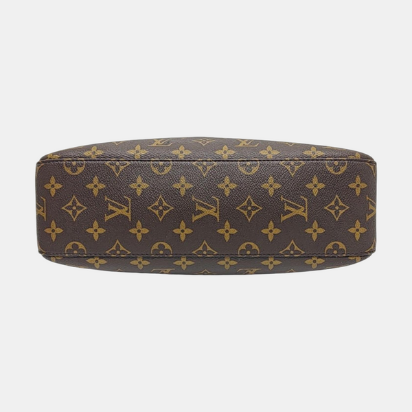 SLOUCHY PM Monogram Coated Canvas Brown