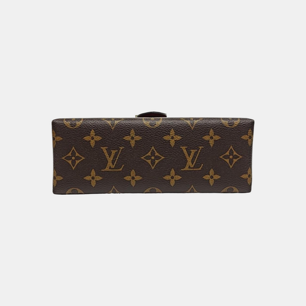 LOCKY BB Monogram Coated Canvas Red