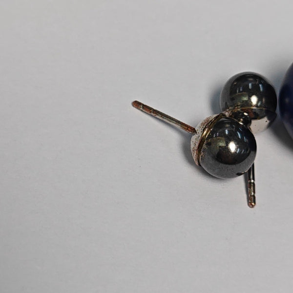 Dior Tribales Metal Silver Stud Earrings