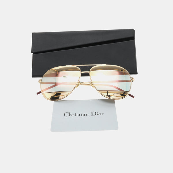 Blue Metal Sunglasses
