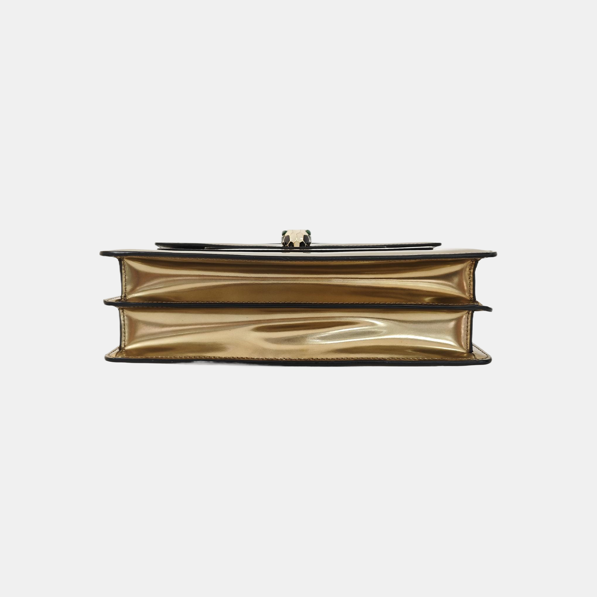 SERPENTI FOREVER Medium Calfskin Beige