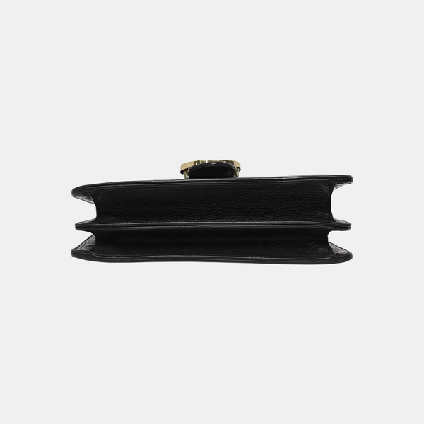Interlocking G Small Calfskin Black