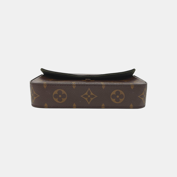FÉLICIE Monogram Coated Canvas Brown