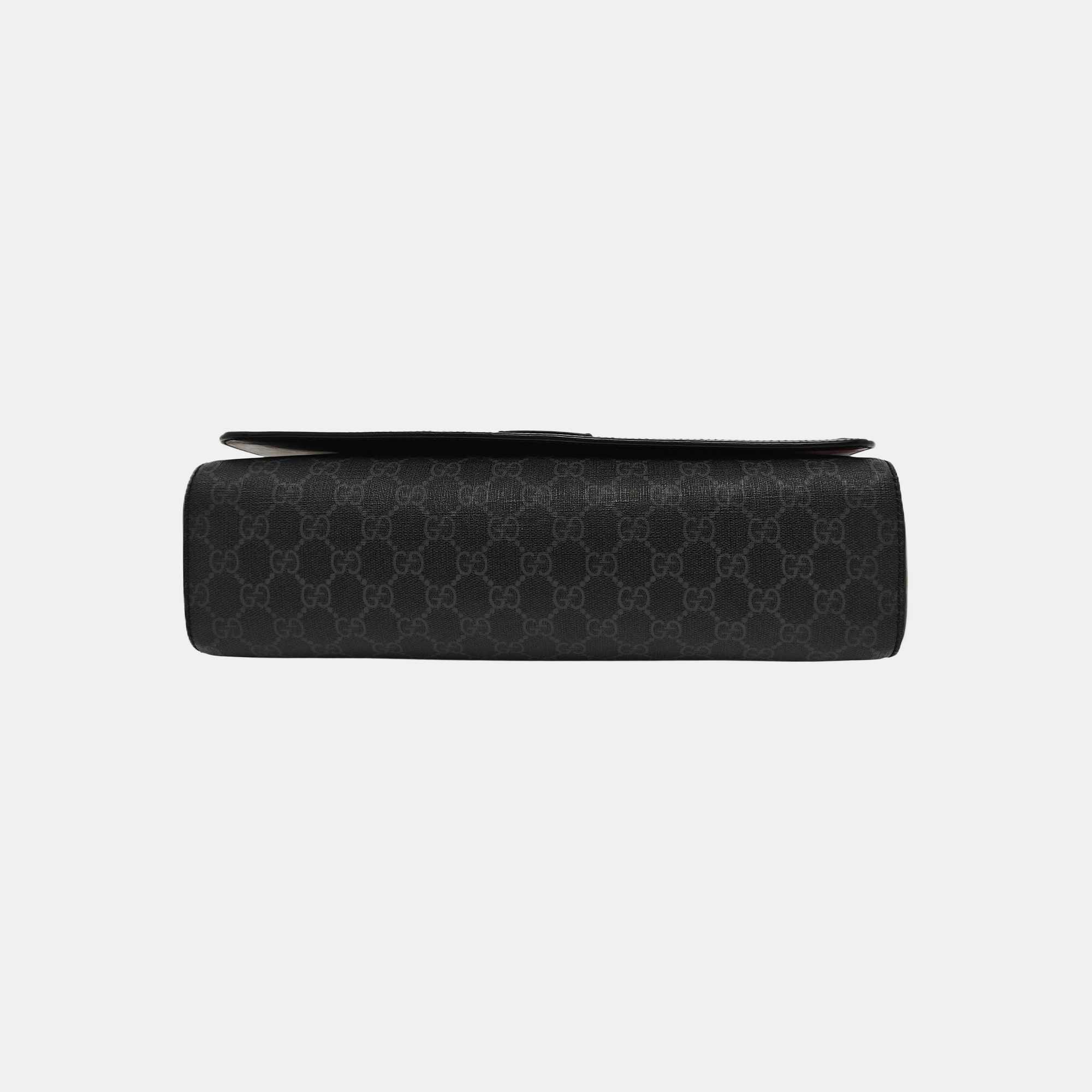 Nightcourrier Monogram Coated Canvas Black