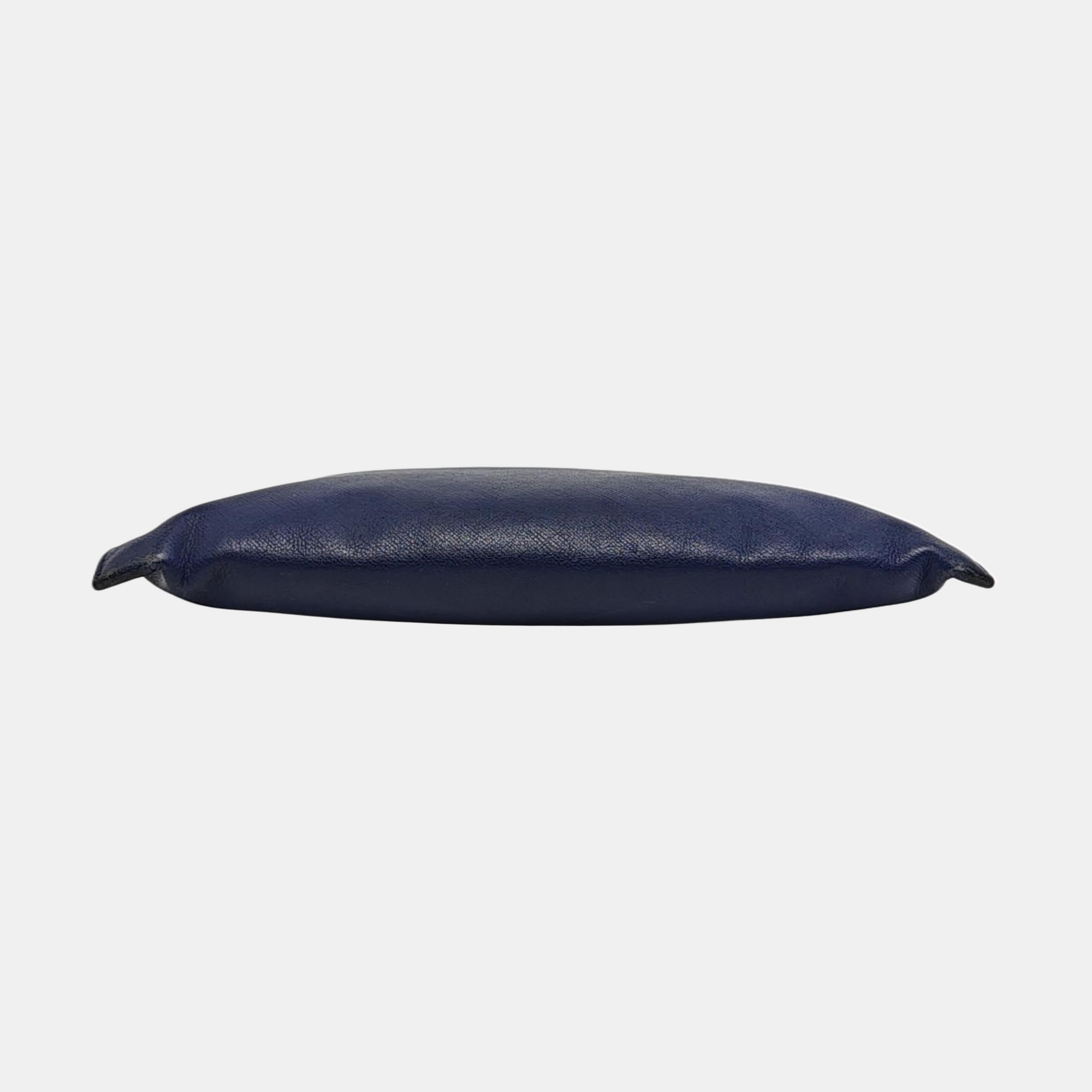 Leather Clutch Blue