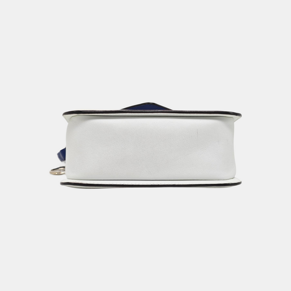 Calfskin Shoulder Bag Blue
