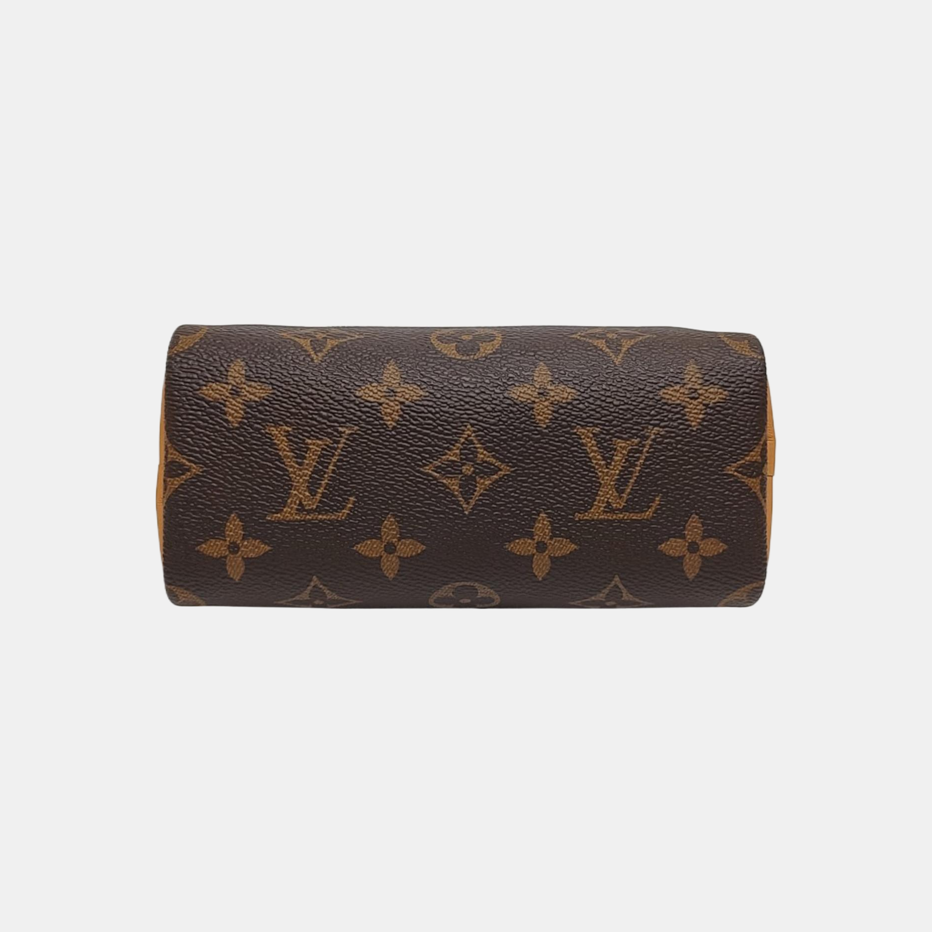 SPEEDY Nano Monogram lona revestida marrón