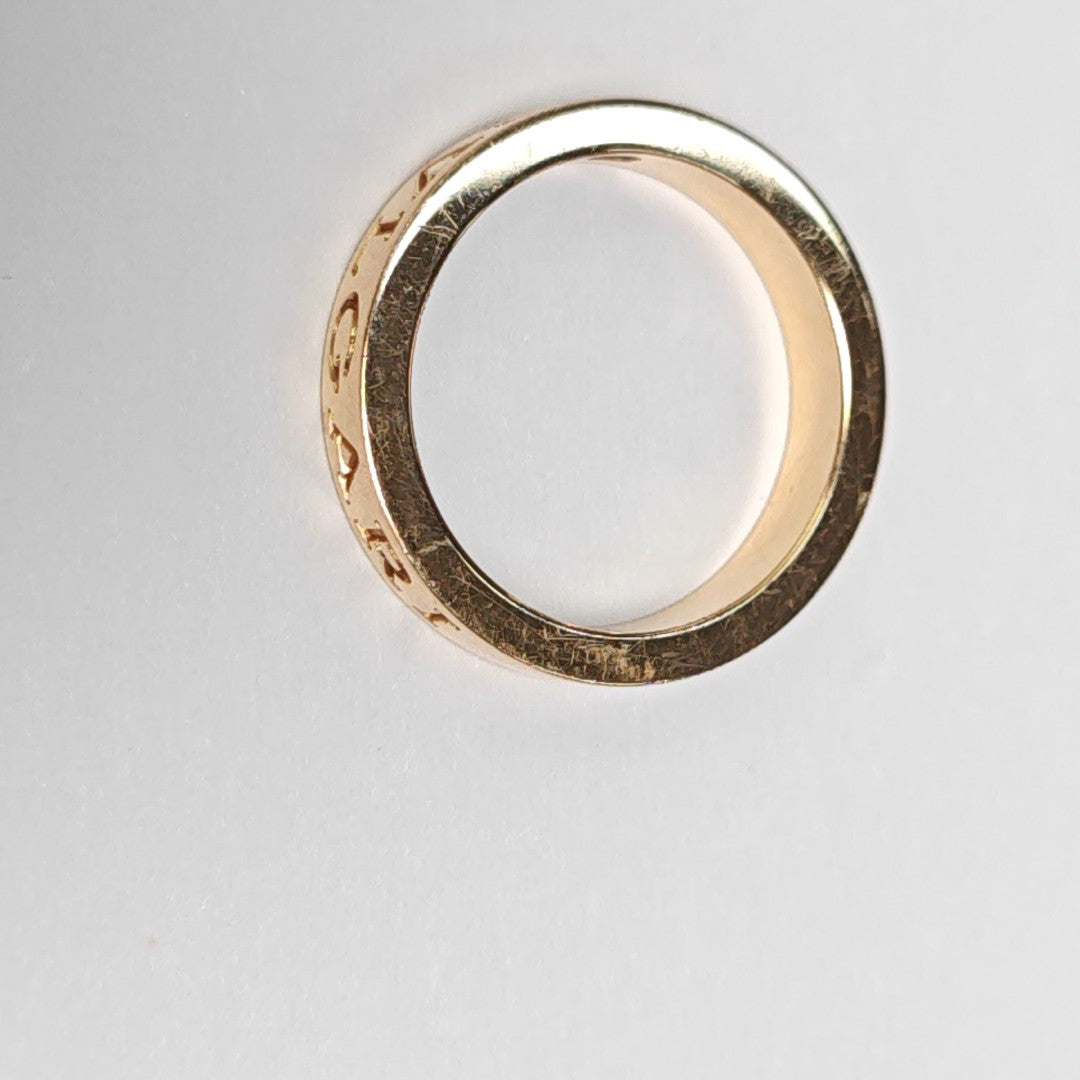B.ZERO1 18k Rose Gold Ring EU 53