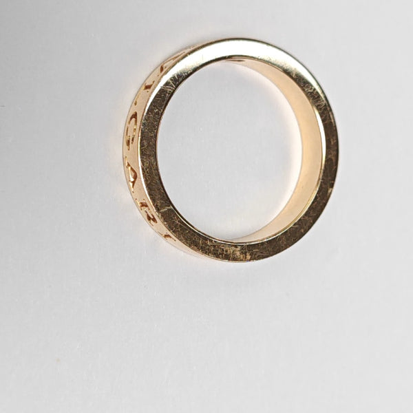 B.ZERO1 18k Rose Gold Ring EU 53