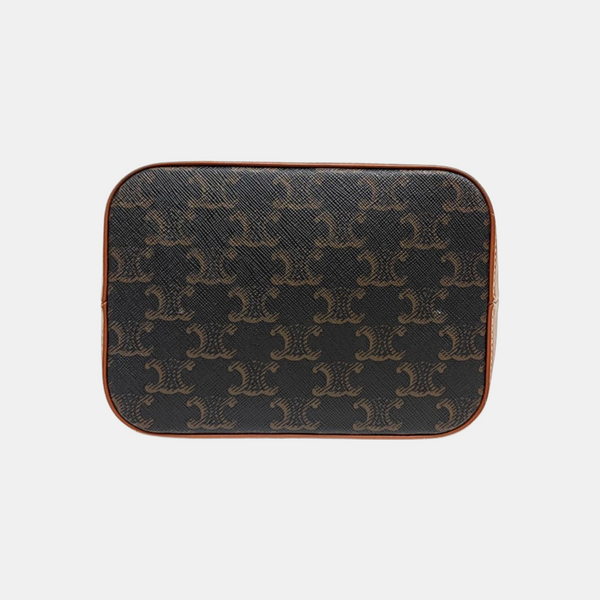 TRIOMPHE CANVAS Small Coated Canvas Brown