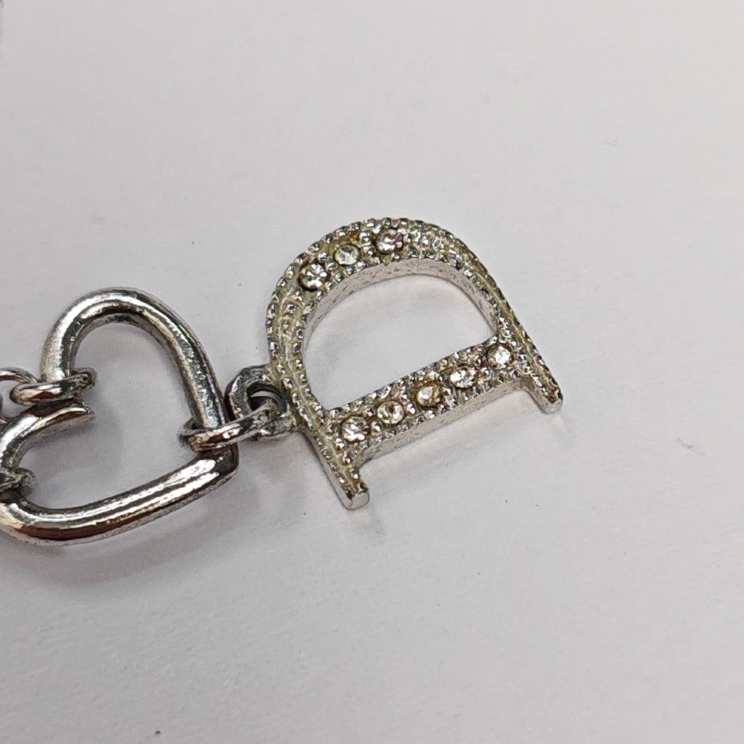 CD Swing Metal Silver Necklace