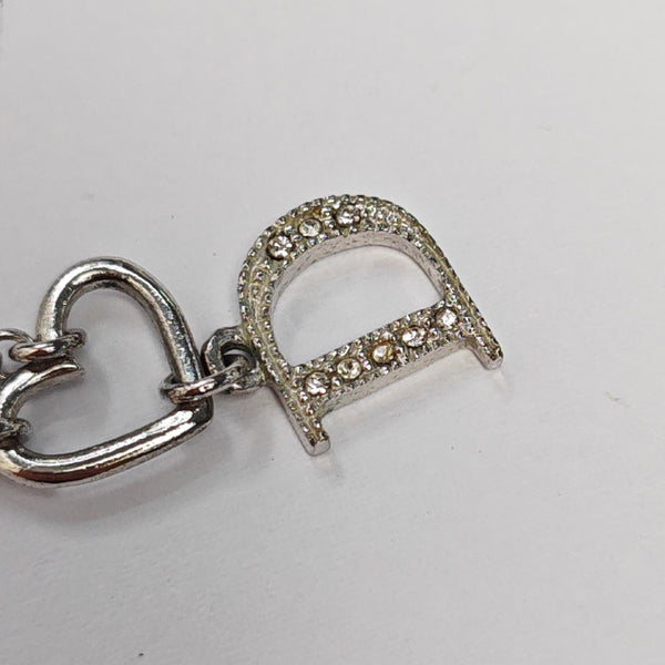 CD Swing Metal Silver Necklace