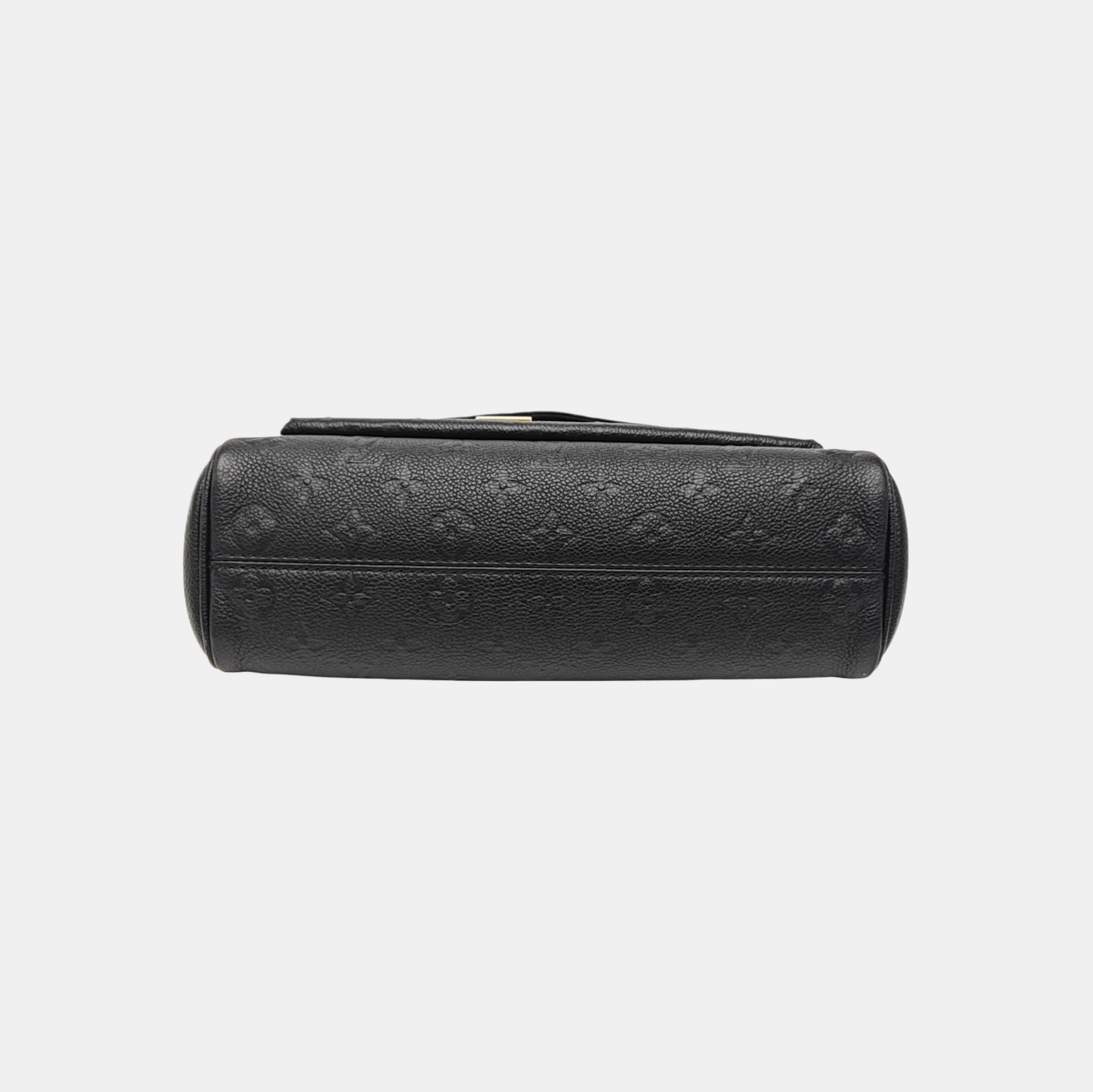 Anytime Flap Monogram Calfskin Black