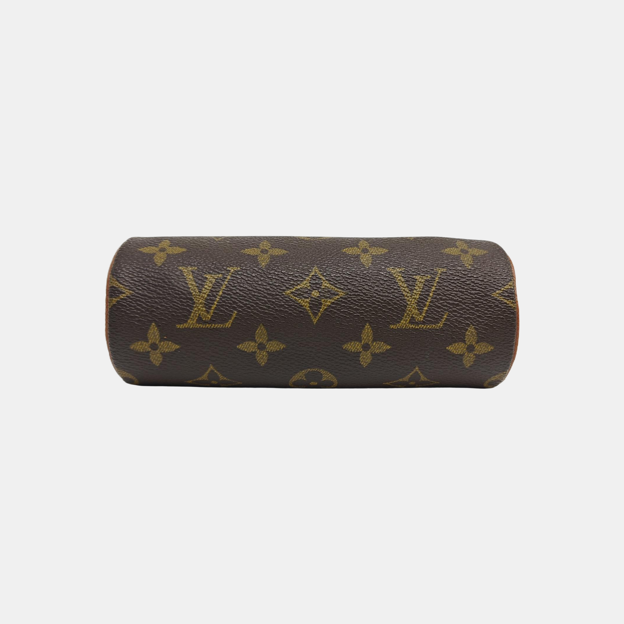 PAPILLON Mini Monogram Coated Canvas Brown